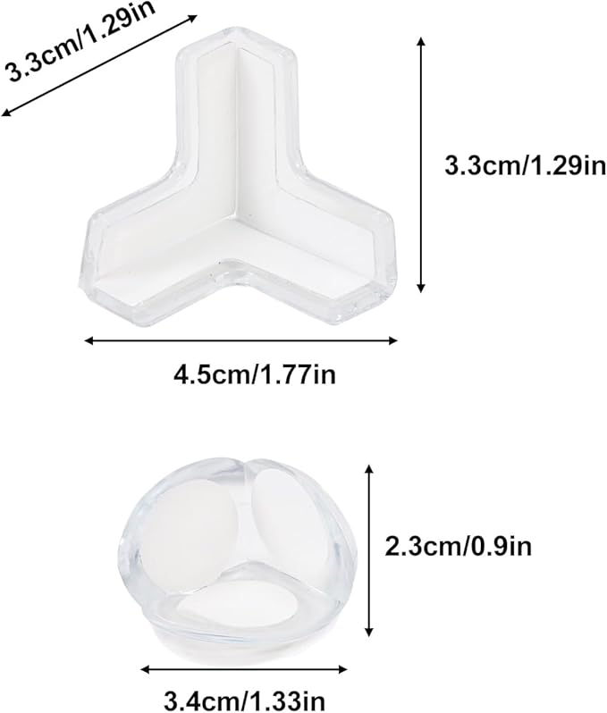 24 Pack Corner Guards Corner Protectors for Baby，Table Corner Protectors for Baby，Furniture Guards，Baby Proof Corner Protectors to Cover Sharp Furniture