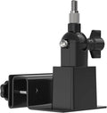 Holicfun Universal Solar Panel Gutter Mount for Ring, Arlo, Eufy, Wyze, Reolink Solar Panels and More (Black)
