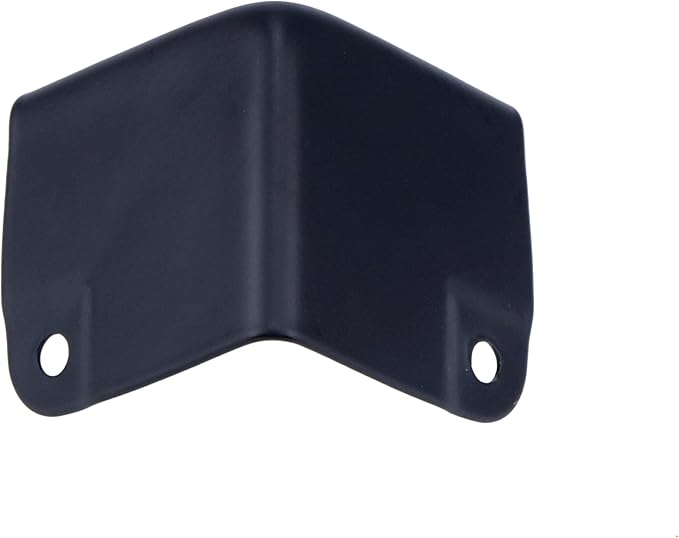8 Pack Black Metal Shelf Edge Protector Cabinets Speaker Corners for Flight Case Hardware Screws