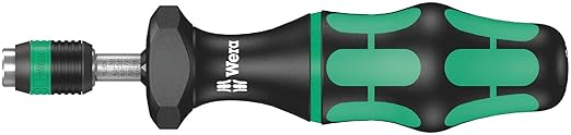 Wera 05074711001 Kraftform 7446 Hexagon Torque Screwdriver, 1/4" Head, 11.0-29.0"/lbs Variable Torque Adjustment Range