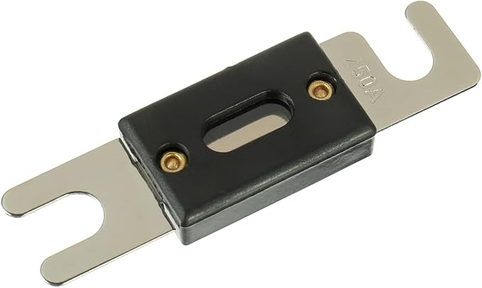 BOJACK 0/2/4 Gauge AWG in Line ANL Fuse Holder with 250 Amp Fuse