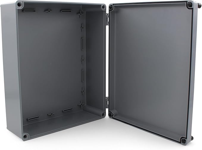 Co. Weather & Dust Proof PS Plastic Junction Conduit Box (1, 12" x 8" x 4")