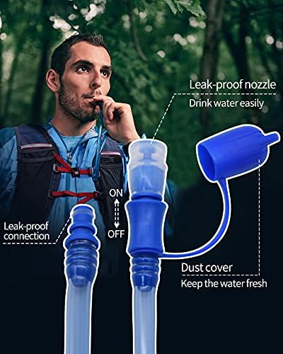 1.5L/2L/2.5L/3L Hydration Bladder, Large Opening Water Storage Bladder Bag, for Cycling Hiking Camping