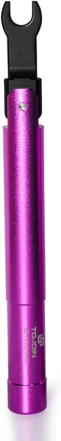TOJOIN 1 pcs SMA Torque Wrench for RF Connector 8 in·lbs (0.9 N·m) Opening 8mm (5/16") for SMA 3.5mm/2.92mm Adapter Convertor Portable Spanner for Professionals Industry Purple