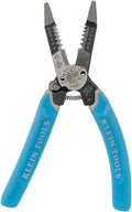 Klein Tools K12035L Klein-Kurve Wire Cutters, Made in USA, Heavy Duty Wire Stripping Tool with Lock, 8-20 AWG