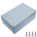 Metal Junction Box Aluminum Enclosure Project Box Outdoor Waterproof Junction Box IP66 Waterproof Dustproof Project Box, Outdoor Universal Enclosure Gray 8.6"x5.7"x3.1"