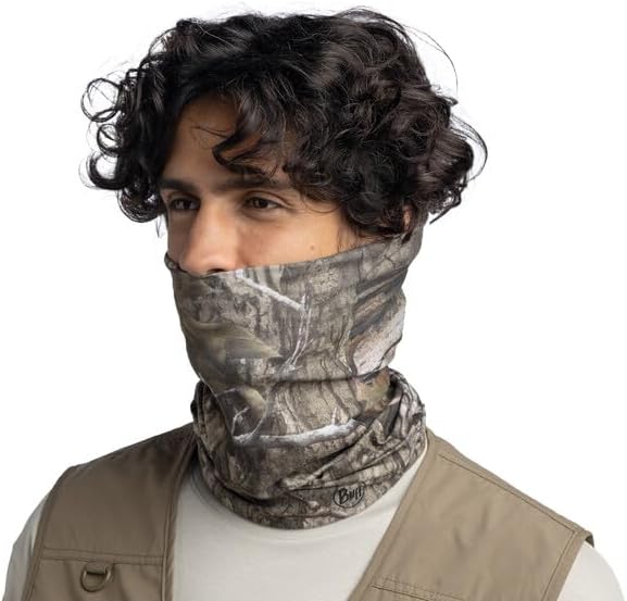 BUFF CoolNet UV Neck Gaiter, UPF 50 Sun Protection, Breathable, Versatile, Quick Dry Face Mask, Hunting Designs, Adult Size