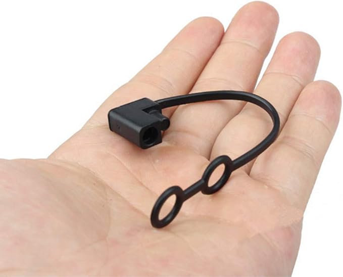 Two Pin Plug Replacement Weather Cap,SAE Waterproof Cover Cap for DC Power Solar Automotive Connector(15Pcs)