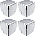 uxcell Metal Box Corner Protectors Box Edge Guard Protector 50 X 50 X 50mm Silver Tone 4pcs for Table Corners and Desk Corners