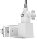 Holicfun Universal Solar Panel Gutter Mount for Ring, Arlo, Eufy, Wyze, Reolink Solar Panels and More (White)