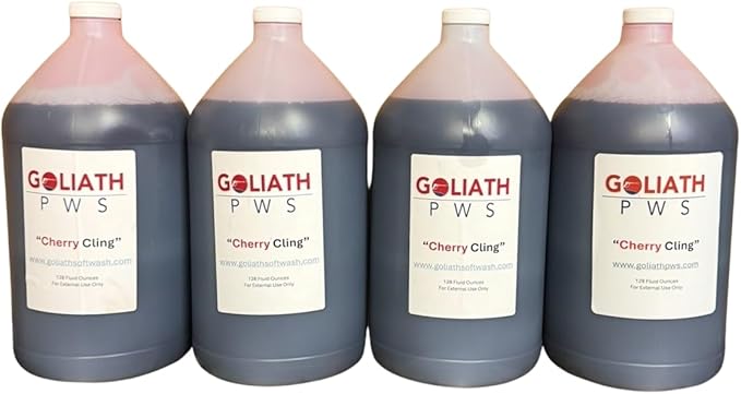 Cherry Cling - Vinyl Siding House Wash, Siding Cleaner and Roof Wash Surfactant - Perfect for Commercial Pressure Washing or DIY