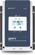 EPEVER 60A MPPT Solar Charge Controller 12V/24V/36V/48VDC Auto System Voltage Max.PV 150V Solar Panel Regulator with Backlight LCD Display(Tracer 6415 an)