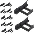 12pcs Solar Panel Water Guide Clips for Efficient Drainage and Cleaning Durable Solar Panel Maintenance Clamps Fit for Photovoltaic Modules