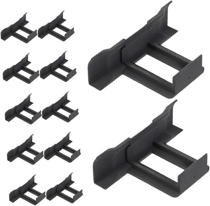 12pcs Solar Panel Water Guide Clips for Efficient Drainage and Cleaning Durable Solar Panel Maintenance Clamps Fit for Photovoltaic Modules