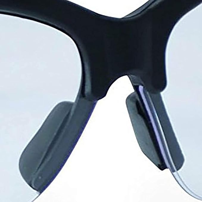 Walker's Sport High-Grade Polycarbonate Lenses Half Frame Soft Rubber Nose Piece Adjustable Safety Shooting Glasses