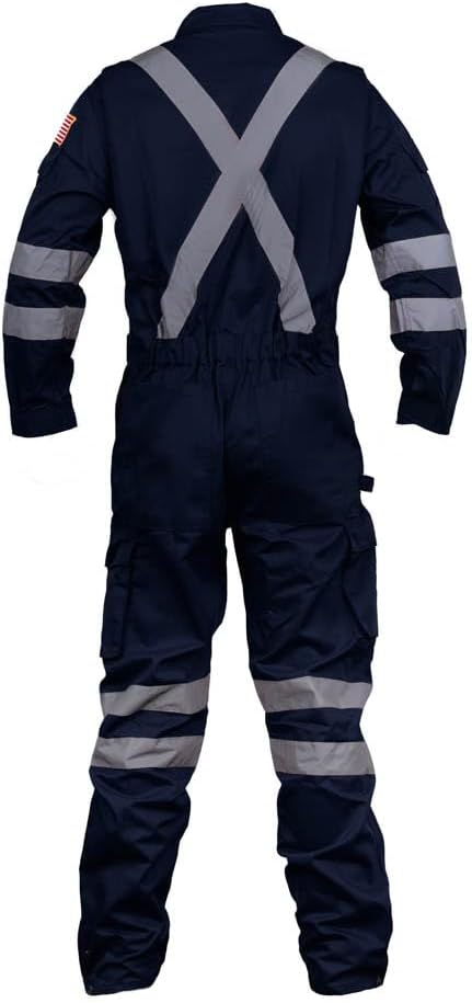 Premium High Visibility Hi Vis Coveralls with Leg Zipper