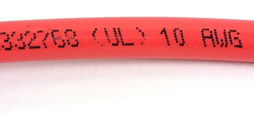 TEMCo 10 AWG Solar PV Wire, 250 ft Red, Bare Copper, Made in USA