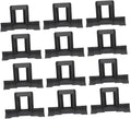 12pcs Solar Panel Drain Clips for Outdoor Photovoltaic Panel Maintenance Water Guide Clamp Stagnant Water Removal Compatible 35mm Modules