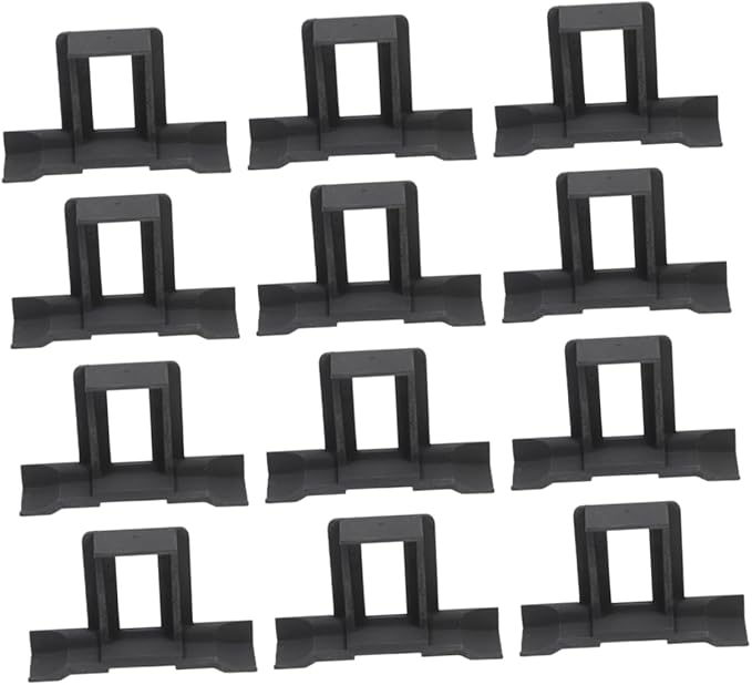 12pcs Solar Panel Drain Clips for Outdoor Photovoltaic Panel Maintenance Water Guide Clamp Stagnant Water Removal Compatible 35mm Modules