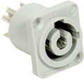 Elite Core Panel-Mount Connector | Seetronic SAC3MPB | Power Connector Gray