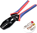 HKS Hex Crimping Tool for 16–2 AWG, Battery Lug Crimper for SB50 SB120 SB175 Power Connectors, 50/75/120A Hex Crimper for Jumper Cables, Solar & Non-Insulated Butt Connectors