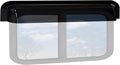 RV Window Rain Deflector Guard&Sun Visor Deflector,RV Window Visor Rain Guard,RV Window Blade Rain Sunroof Deflector Fit 44-49 inch Wide RV Sliding Window,Deflects Rain&Sun Protection for RV Window