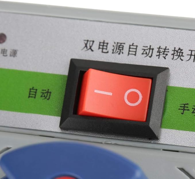 Oumefar Generator Transfer Switch 63A 4 Pole DIN-Rail 220V Automatic Change Over Switch for Power Supply Self Cast Con