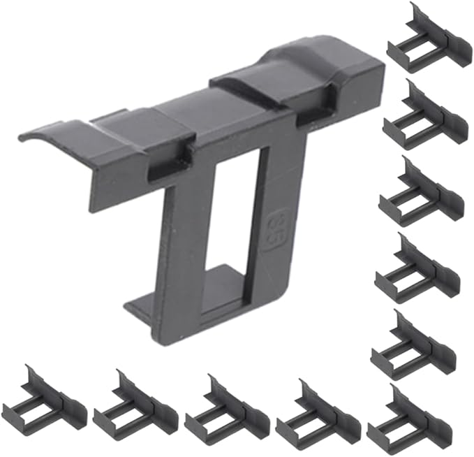 TOYANDONA 12pcs Solar Panel Ground Clamp Guide Clamp Solar Module Clip for Outdoor Cleaning Equipment Drainage Clips