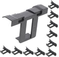 TOYANDONA 12pcs Solar Panel Ground Clamp Guide Clamp Solar Module Clip for Outdoor Cleaning Equipment Drainage Clips