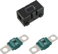 Midi Fuse Holder and 2 Pieces 40A Midi high Current Fuse Screw Fuses for Cars, Trucks, Vehicles(40 Amp)