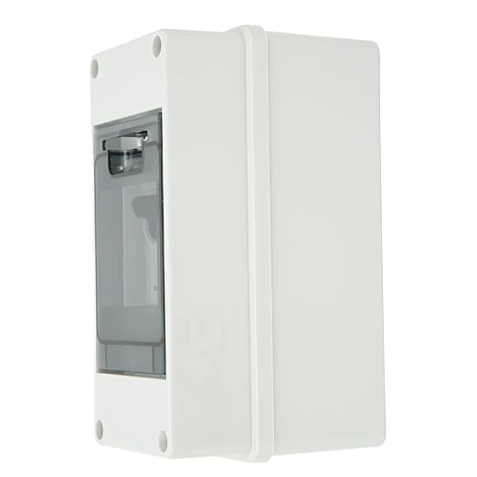 1000V 20A DC Miniature Circuit Breake, 2P PV System DC Mini Circuit Breaker with Box, IP65 Solar PV Disconnect Switch for PV Array, RV Solar