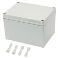 Zulkit Junction Box ABS Plastic Dustproof Waterproof IP67 Junction Boxes Universal Electrical Project Enclosure DIY Electronic Project Box Grey 7.87 x 5.91 x 5.12 inch (200 x 150 x 130 mm)