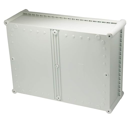 Zulkit Junction Box ABS Plastic Dustproof Waterproof IP67 Junction Boxes Universal Electrical Project Enclosure DIY Electronic Project Box Grey 14.96 x 11.02 x 5.12 inch (380 x 280 x 130 mm)