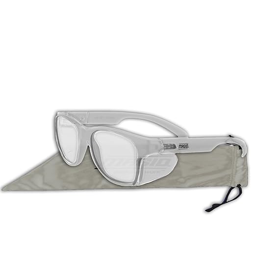 MAGID Y50 Safety Glasses, ANSI Z87.1, Anti-Fog UV Protection, Clear Lens, Side Shields, Clear Frame, 12 Pairs, Y50CLAFC