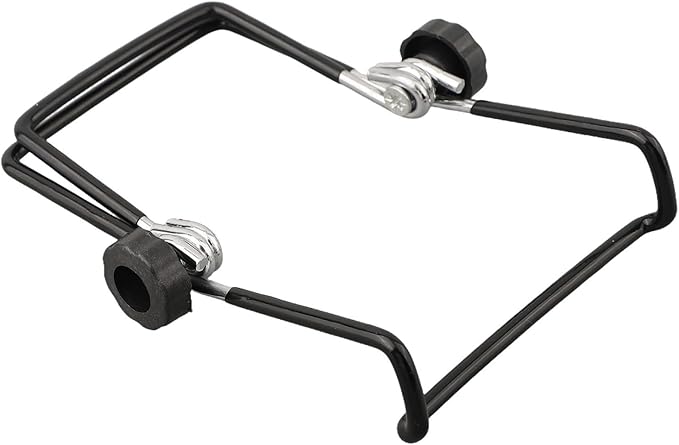 2Pcs Solar Panel Stand Foldable Mounting Bracket,Adjustable Supporter Holder,Metal Black Small For Home Garden Electrical Supplies(S)