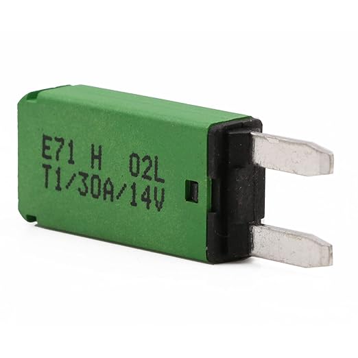 12V 30A Mini ATM Fuse Circuit Breaker Auto Reset Low Profile Self Resetting Fuses Kit 30 Amp for Car RV Automotive Solar Boat Marine - UL Certified - max. 14 Volt DC - 3 Pack