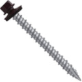 Metal ROOFING SCREWS: (250) 10 x 2" Burgundy Hex Head Sheet Metal Roof Screw. Self starting metal to wood siding screws. EPDM washer. Colored head