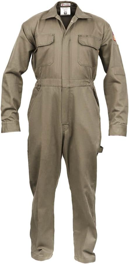 Flame Resistant FR Coverall - 88% C / 12% Nylon - 7oz