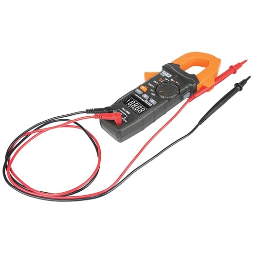 Klein Tools CL390 AC/DC Digital Clamp Meter, Auto-Ranging, 400 Amp, NCVT Tester, Hi-Viz LCD Display, TRMS, Continuity Resistance, Temperature and More