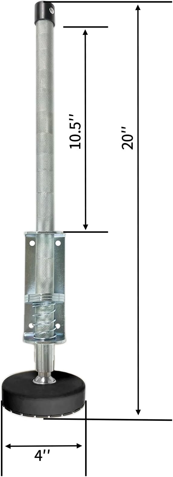 Ladder Leveler Pair with Rubber Feet Orange,Adjustable Ladder Leg Leveler for Extension Ladder Stabilizer Ladder Accessories 20"