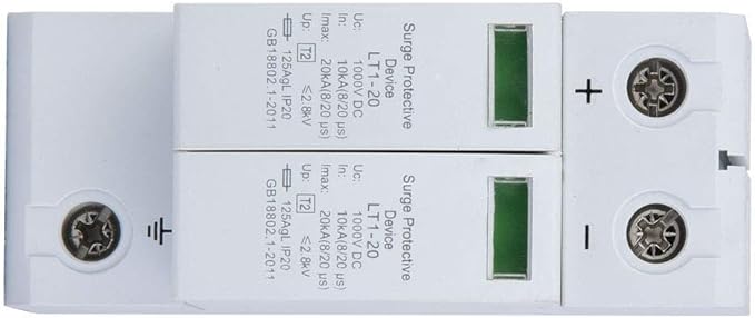 2P Protective Device DC Photovoltaic Protector Low Voltage Arrester (20KA)
