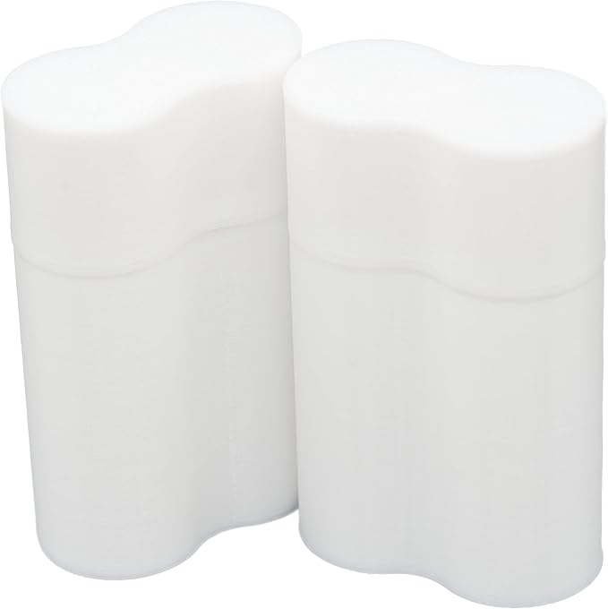 Slimline 18650 Battery Case, soft durable material - Pack of 2 (Holds 2 Batteries)