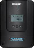 Rover 12V/24V/36V/48V 60A Charge Controller with MPPT- DC Input Solar Controller for RV/Marine, Auto Parameter Adjustable LCD Display Solar Panel Regulator fit for Gel Sealed Flooded Lithium Battery