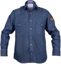 Flame Resistant FR Denim Shirt - 100% C - 7 oz