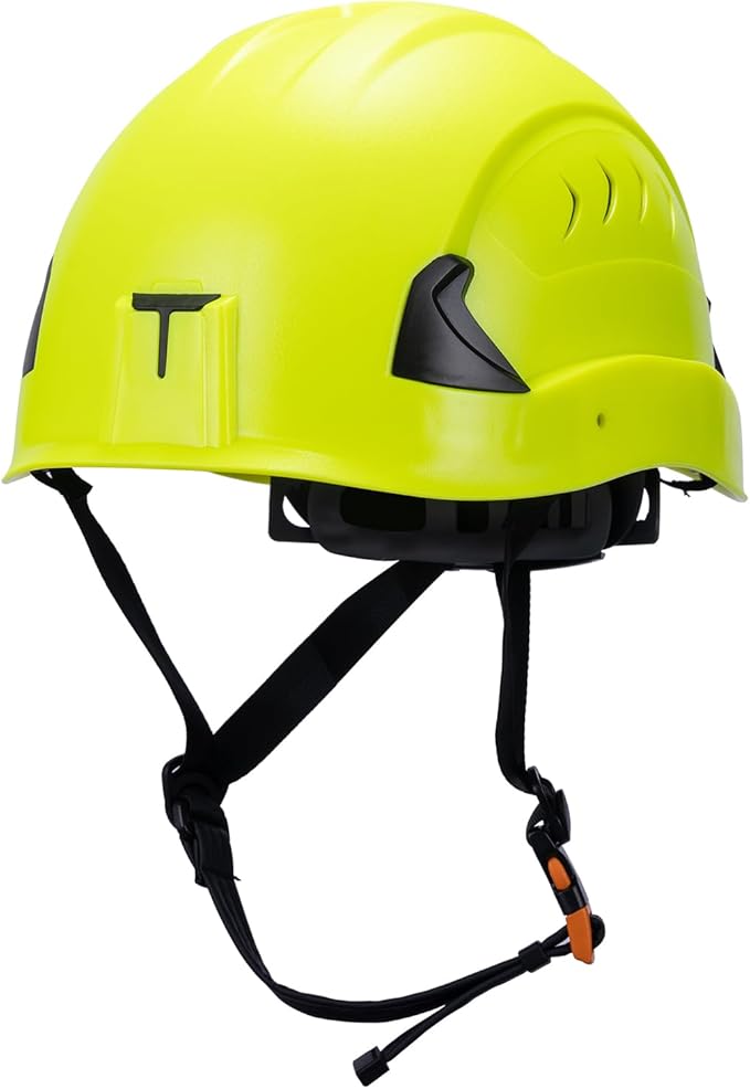 Land Helmets Frontier Type 2 Class C Vented Safety Helmet - ANSI/ISEA Z89.1 Type II OSHA Compliant Hard Hat. Used in Construction, Arbor, and Industrial Work.