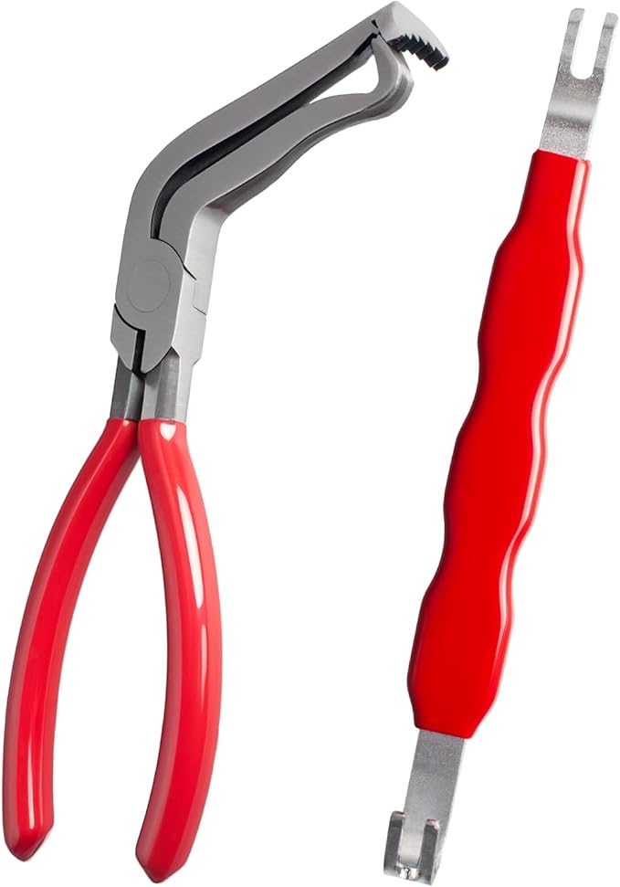 2 PCS Electrical Disconnect Pliers for Cars, 60 Degree Automotive Electrical Connector Pliers and Electrical Connector Separator Tool