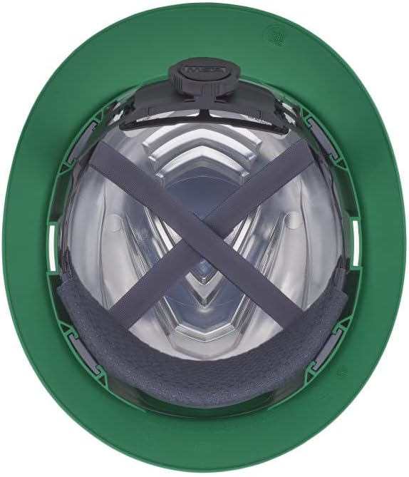 MSA V-Gard C1 Full Brim Hard Hat with ReflectIR Cooling Thermal Barrier and Fas-Trac III Suspension - Uses Highly Innovative Cooling Features to Help Alleviate Heat Stress