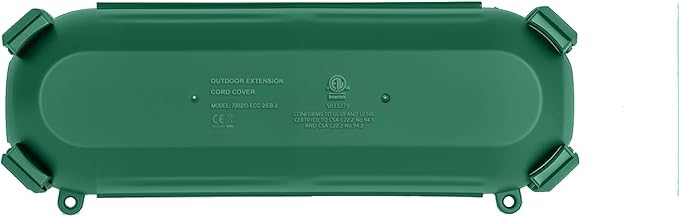 Restmo 4 Pack Compact Outdoor Extension Cord Cover, IP44 Waterproof Box and Safety Housing Case, Ideal to Protect Outdoor Plugs, Electrical Connections, Holiday Decoration Lights, Size Small, Green