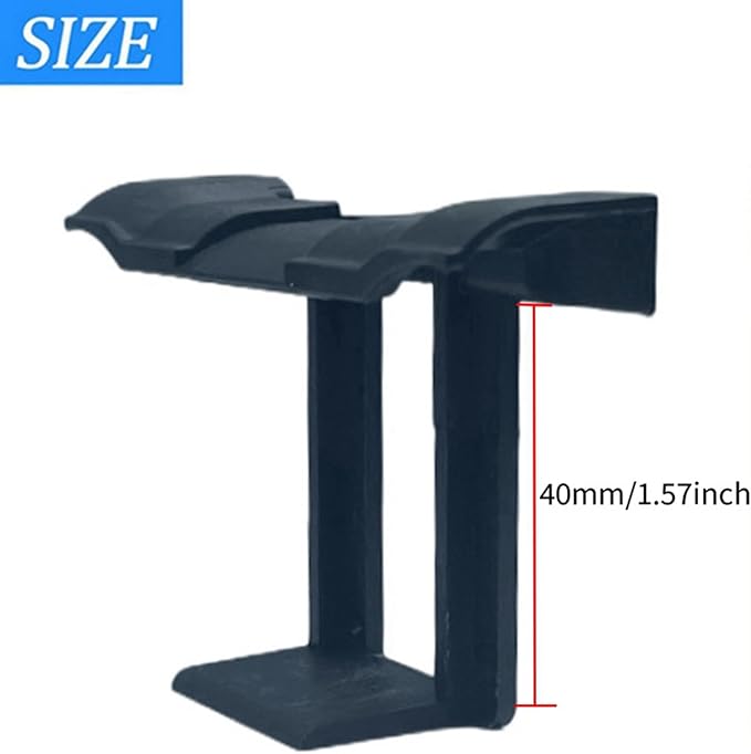 120PCS Photovoltaic Panel Drainage Buckle Plate Solar Panel Water Drain Clip for Solar Panel Draining Black 40mm