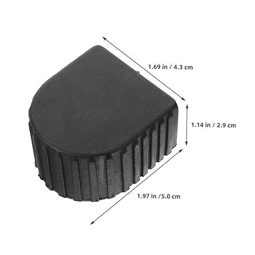 Cabilock 4Pcs Ladder Top Covers Non Slip Caps for Extension Ladders Safety Enhancer Fall Prevention Stabilizers Lightweight Easy to Install Ladder Accessories
